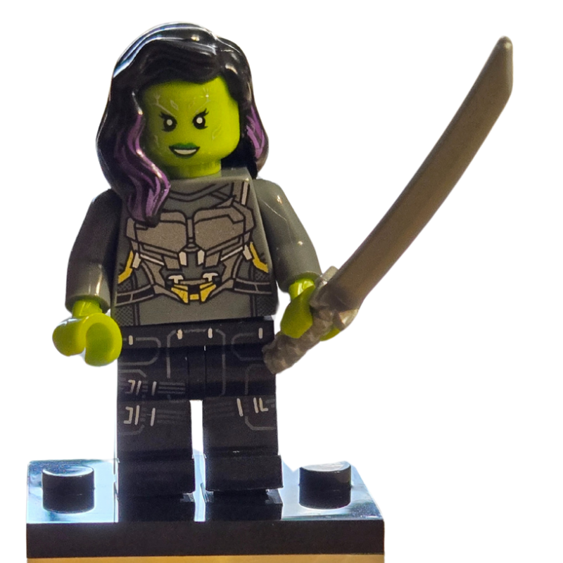 Custom Lego Compatible Gamora Minifig