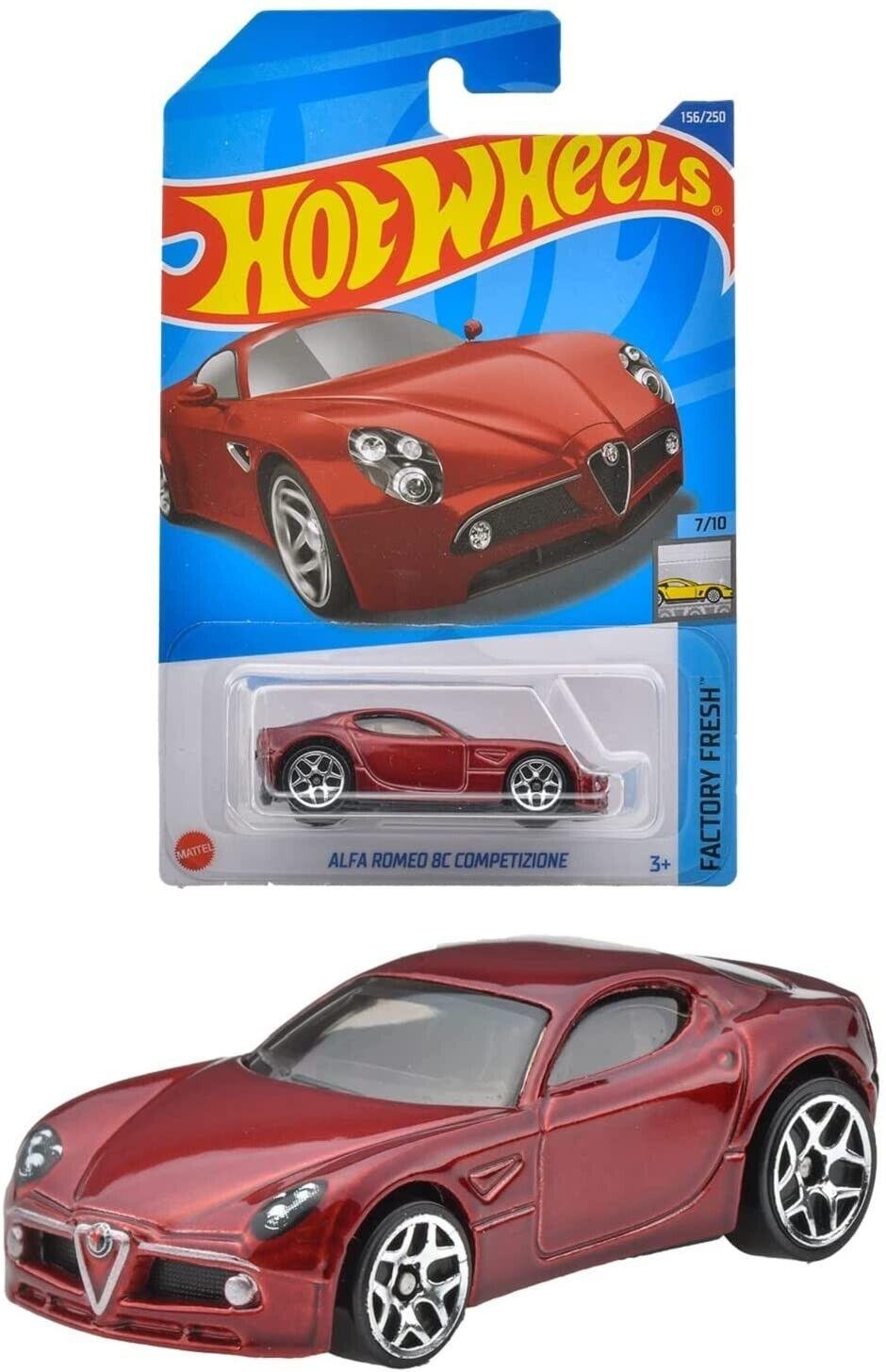 Hot Wheels Alfa Romeo 8C Competizione (Red) 2022 Factory Fresh #156/250