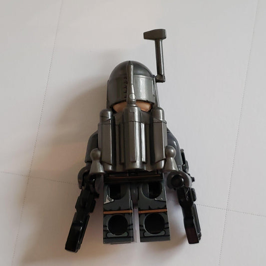Lego Compatible Mandalorian (Blue) Minifig