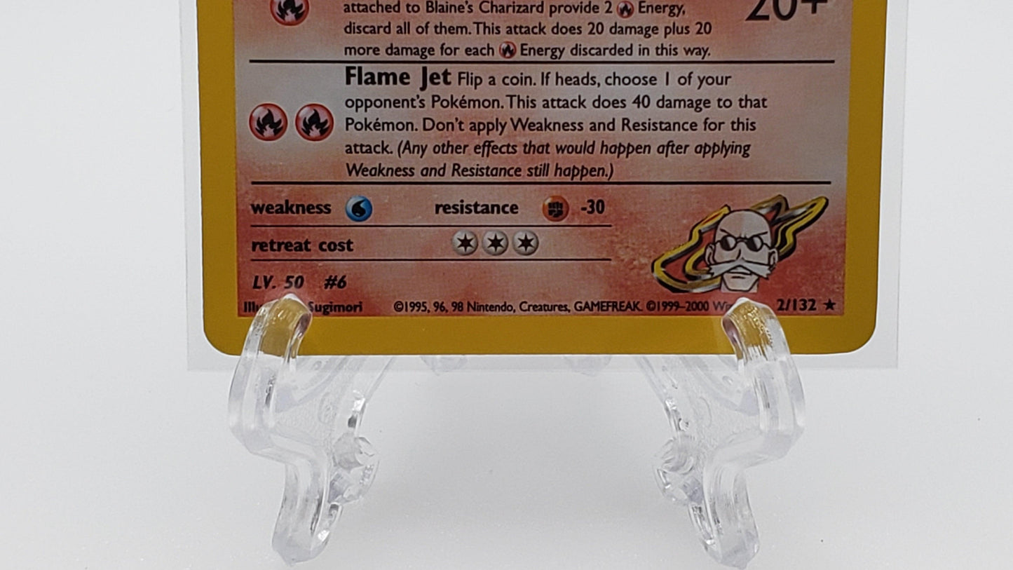 1st edition Blaine's Charizard - Gym Challenge