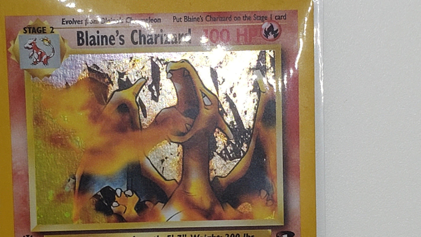 1st edition Blaine's Charizard - Gym Challenge