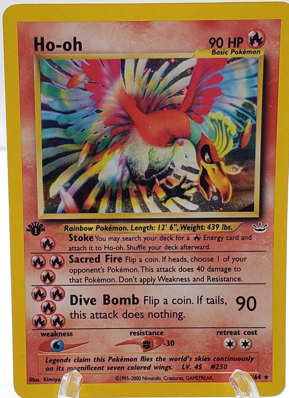 1st edition Ho-oh (7) - Neo Revelation (N3) #07/64 (Lightly Played)