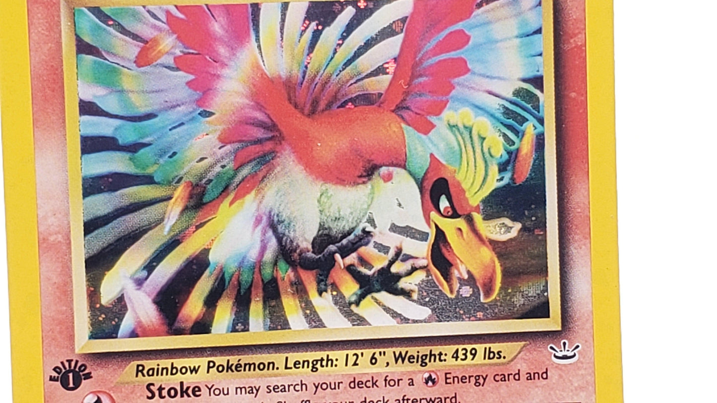 1st edition Ho-oh (7) - Neo Revelation (N3) #07/64 (Lightly Played)