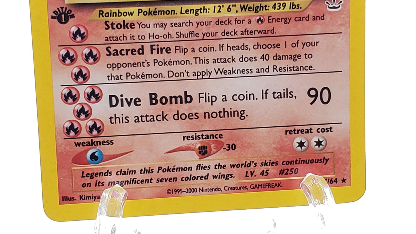 1st edition Ho-oh (7) - Neo Revelation (N3) #07/64 (Lightly Played)