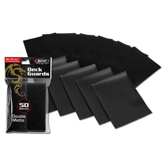 Deck Guard Sleeves: Matte Black (50)