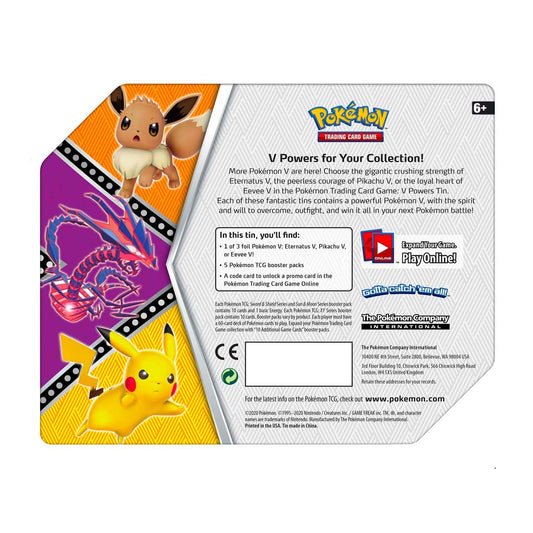 Pokémon Pikachu V Tin