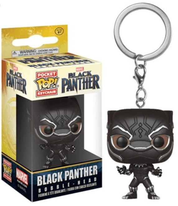 Funko Pop Mini KeyChain - Black Panther - Black