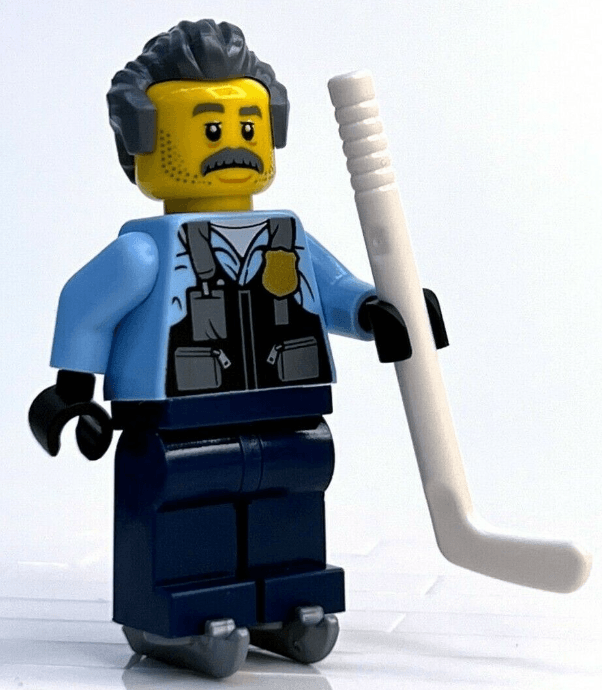 LEGO Sam Grizzled Playing Hockey Minifigure 60303
