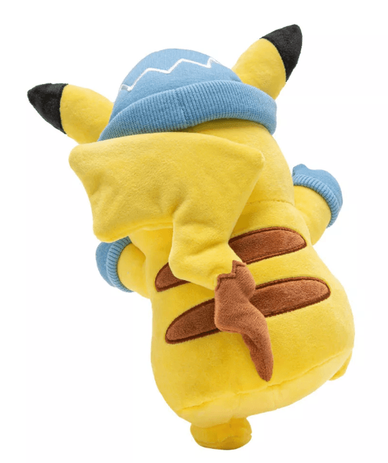 Pokemon 8" Seasonal Plush (Holiday) Pikachu with Winter Hat and Mittens