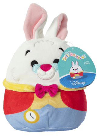 Original Squishmallows - Disney Alice in Wonderland White Rabbit 6.5in
