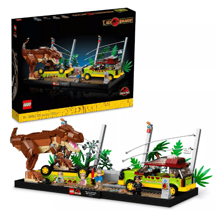 LEGO Jurassic Park T. rex Breakout 76956 Building Kit