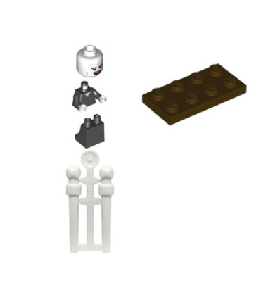 LEGO Harry Potter Holiday Lord Voldemort Minifigure 76404