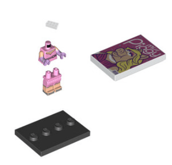 LEGO Muppets Miss Piggy Minifigure 71033-6