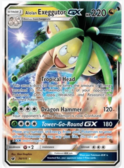 Alolan Exeggutor GX - SM - Crimson Invasion #74/111