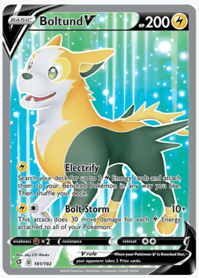 Boltund V (Full Art) - SWSH02: Rebel Clash #181/192