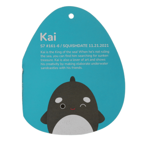 Squishmallows - Kai the orca 7.5 in