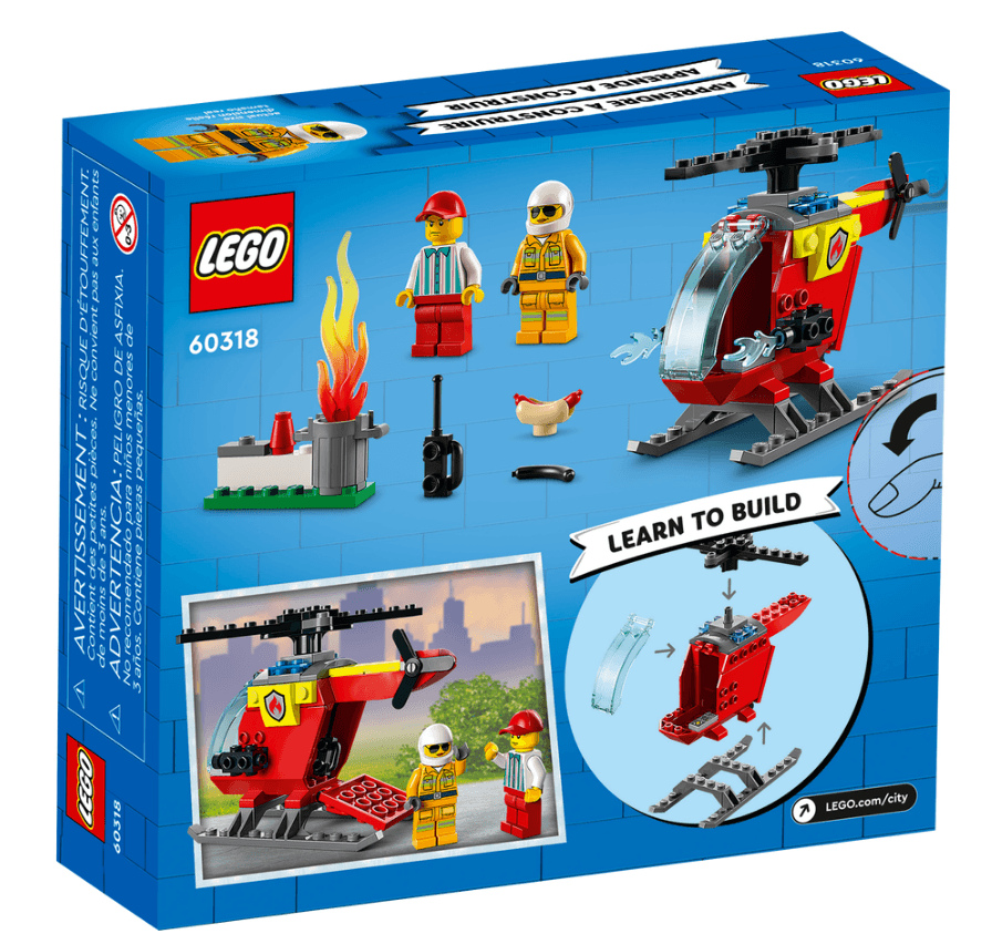 Lego City Fire Helicopter 60318