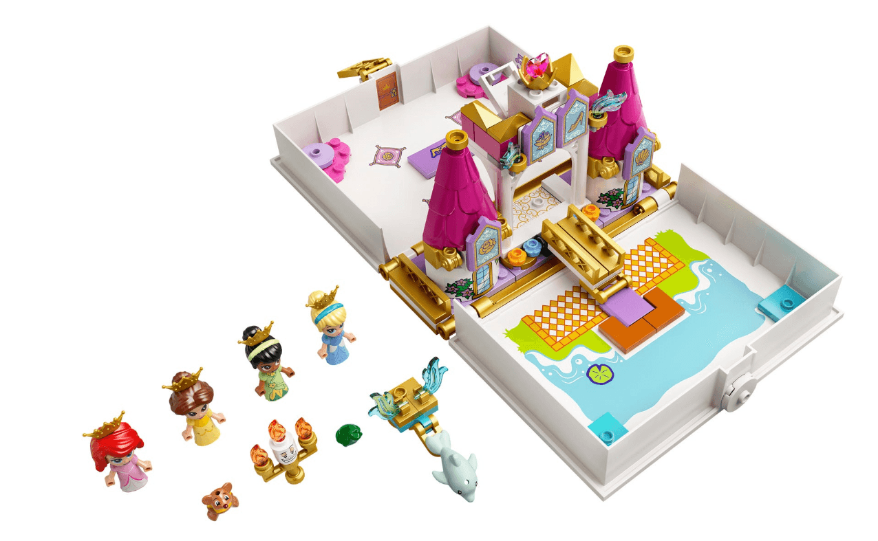 LEGO Ariel, Belle, Cinderella and Tiana's Storybook Adventures 43193