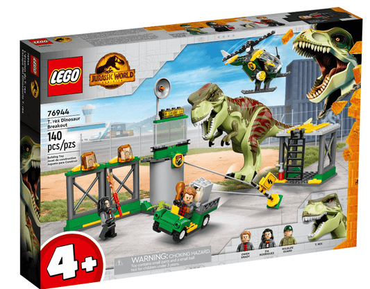 LEGO Jurassic World T-Rex Dinosaur Breakout 76944