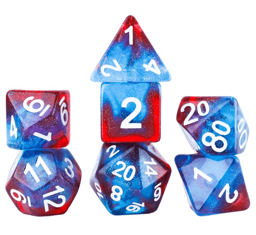 7-Set Dice Celestial: Starry Skies