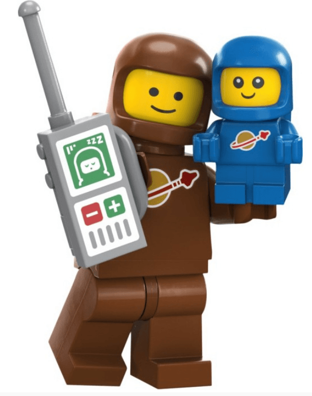 LEGO Brown Astronaut and Space baby Set 71037-3 Minifigure