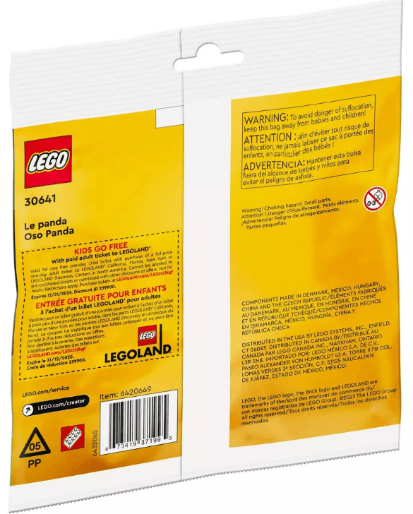 Lego Panda Bear 30641