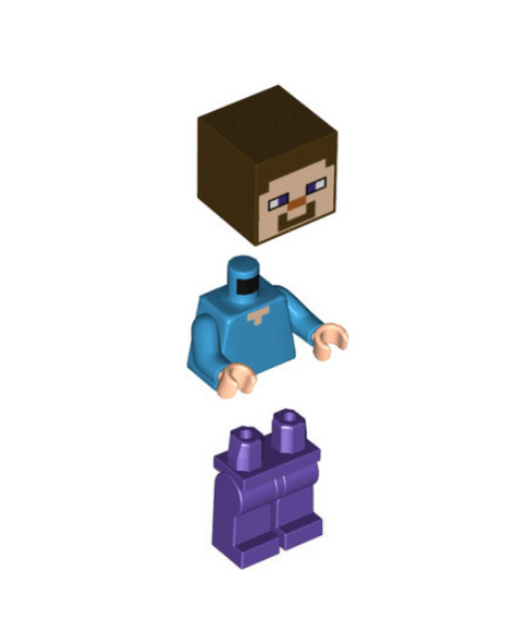 LEGO Minecraft Steve Minifigur