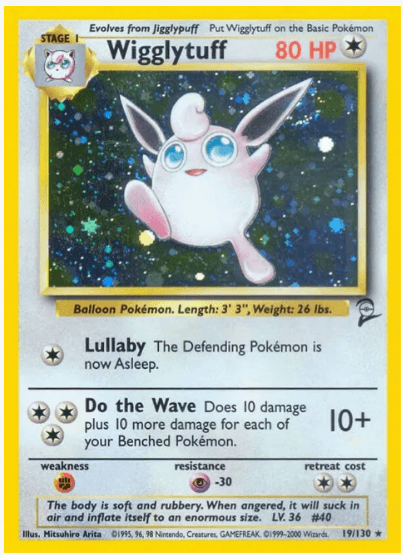 Wigglytuff - Base Set 2 #019/130 (Moderately Played)
