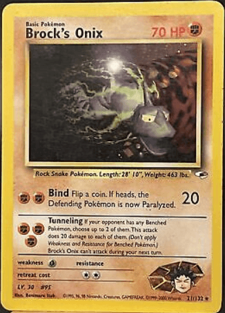 Brock's Onix - Gym Heroes #021/132 (Near Mint)
