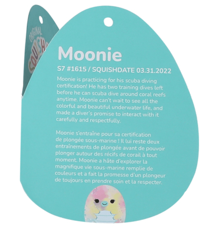 Original Squishmallows - Moonie the Water Bear 7.5 in (Ultra Rare)