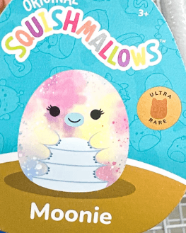 Original Squishmallows – Moonie, das Bärtierchen, 19 cm (extrem selten)