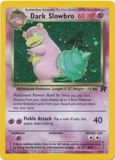 Dark Slowbro - Team Rocket #12/82 (Moderately Played)