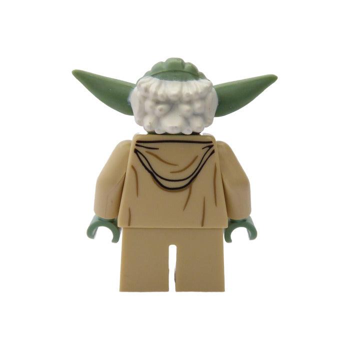 LEGO Yoda with White Hair and Printed Back Minifigure