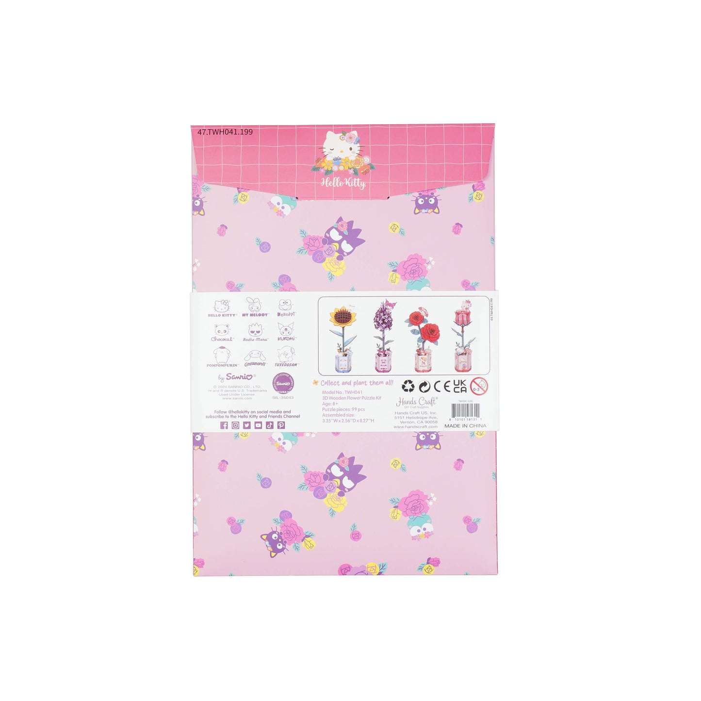 Hello Kitty® and Friends Hello Kitty® Pink Rose