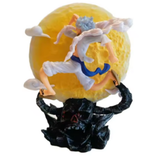 14cm One Piece Monkey D Luffy Gear 5 With Moon Light