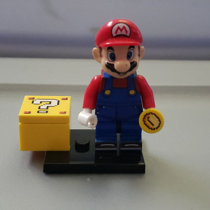 Custom Lego Compatible Mario Minifig