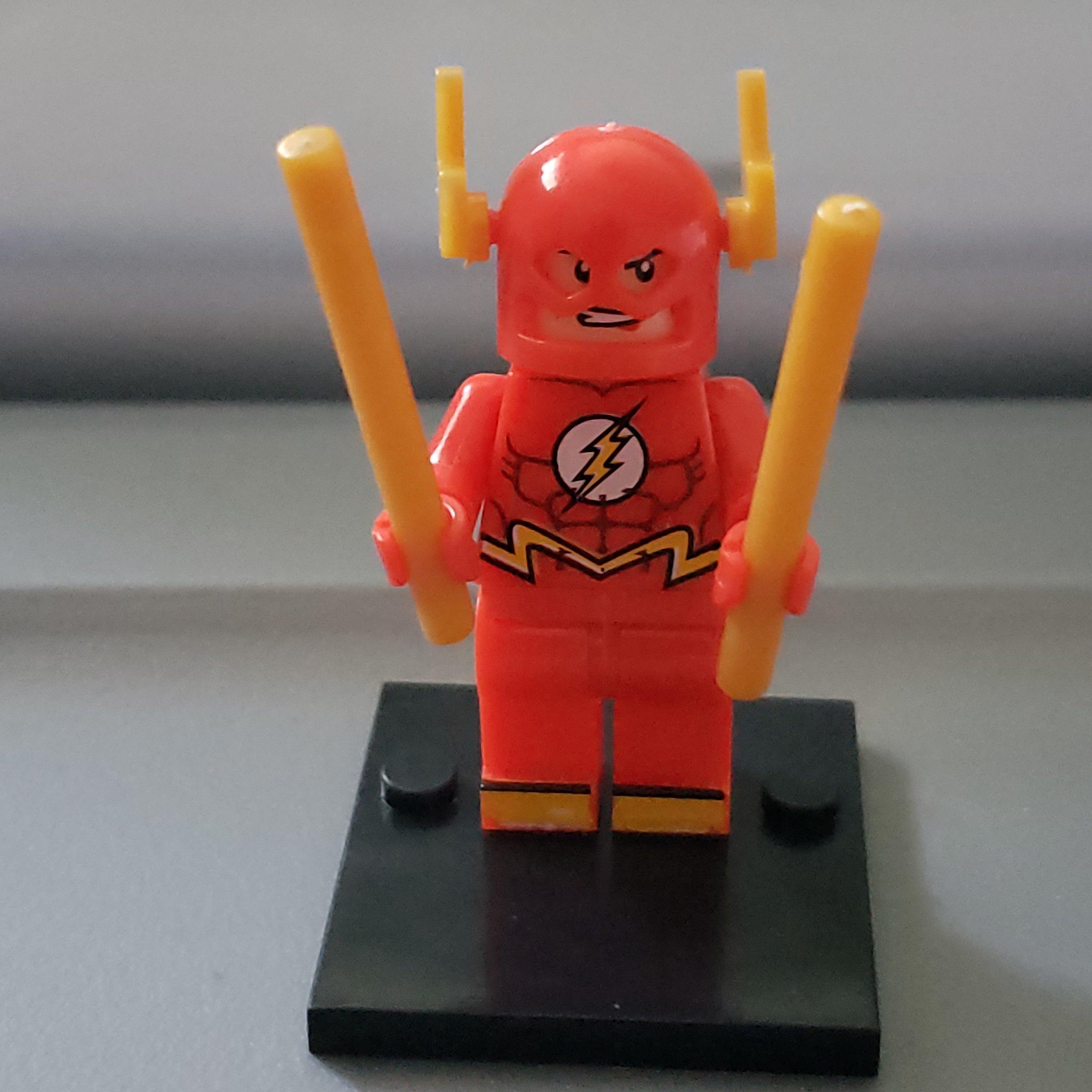 Custom Lego Compatible The Flash Minifig