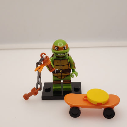 Lego Compatible TMNT Michelangelo Custom Minifig