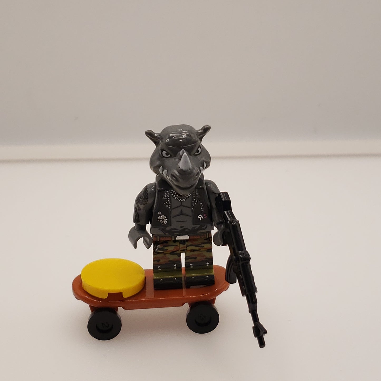 Lego Compatible TMNT Rocksteady Custom Minifig