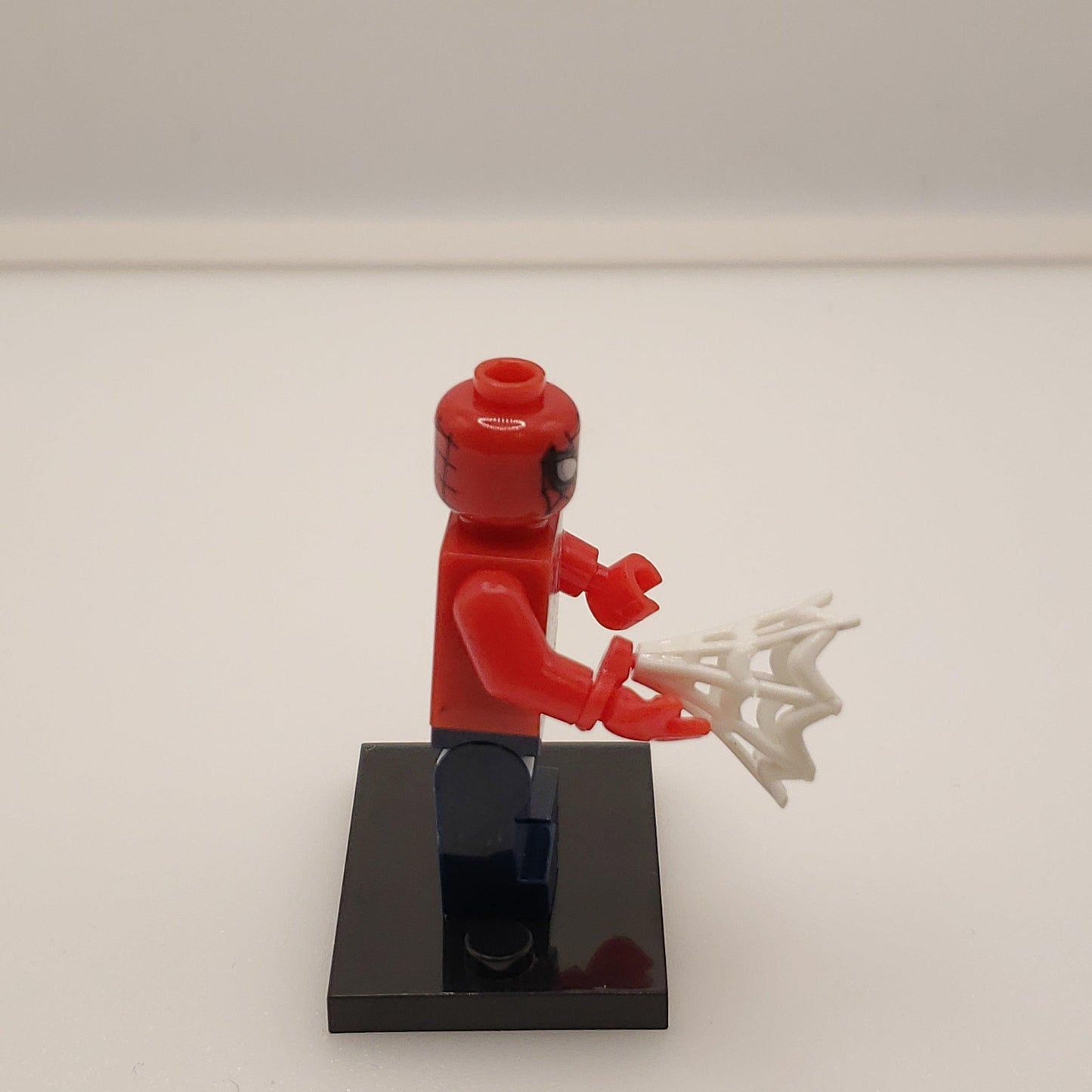 Benutzerdefinierte Lego-kompatible Holiday Spiderman-Minifigur