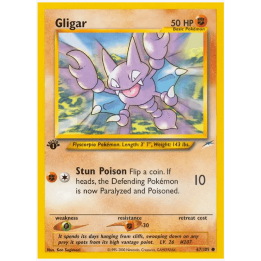 1st edition Gligar - Neo Destiny #067/105
