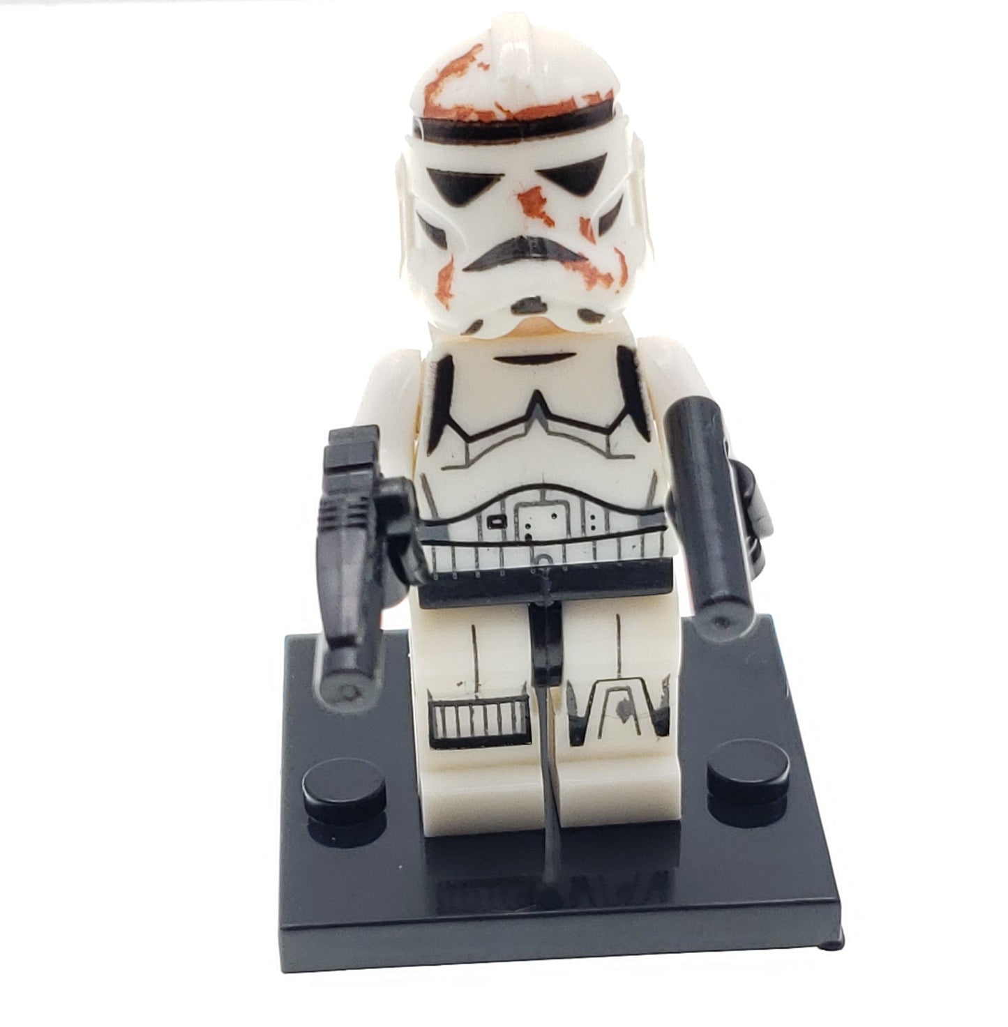 Custom Lego Compatible Rusted Helmet Clone Trooper Minifig