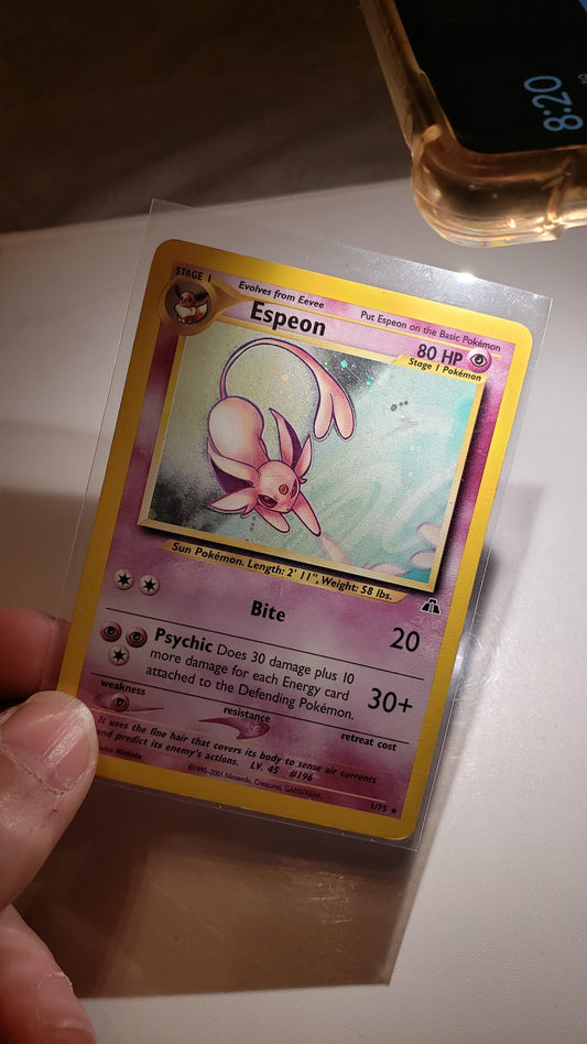 Espeon – Neo Discovery Nr. 01/75 (viel gespielt)