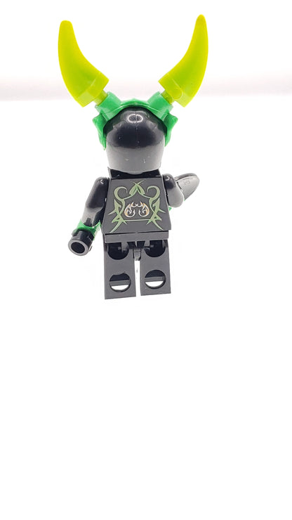 Custom Lego Compatible Ninjago Green Oni Mask Minifig