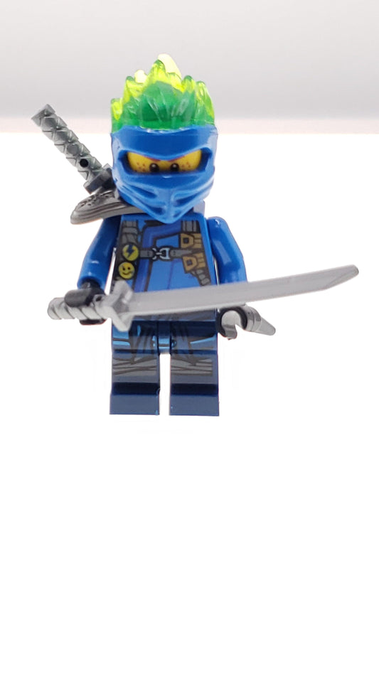 Benutzerdefinierte Lego-kompatible Ninjago Jay-Minifigur