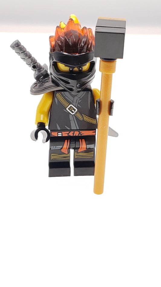 Benutzerdefinierte Lego kompatible Ninjago Cole Minifigur