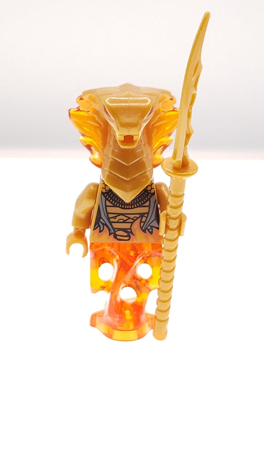 Benutzerdefinierte Lego kompatible Ninjago Aspheera Golden Pyro Minifigur