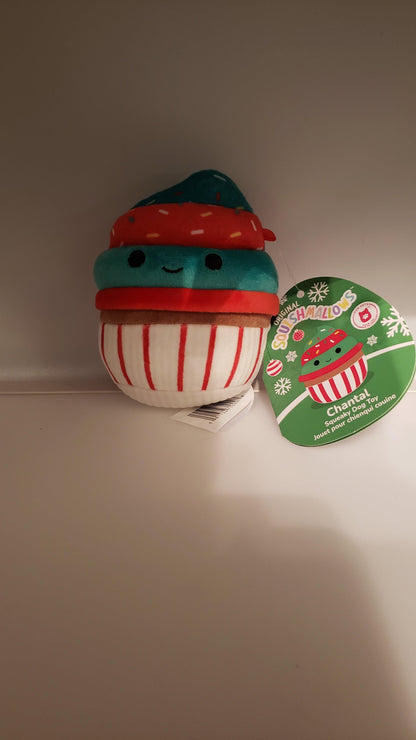 Original Squishmallow Dog Toy - Chantal the Cupcake 4.5in