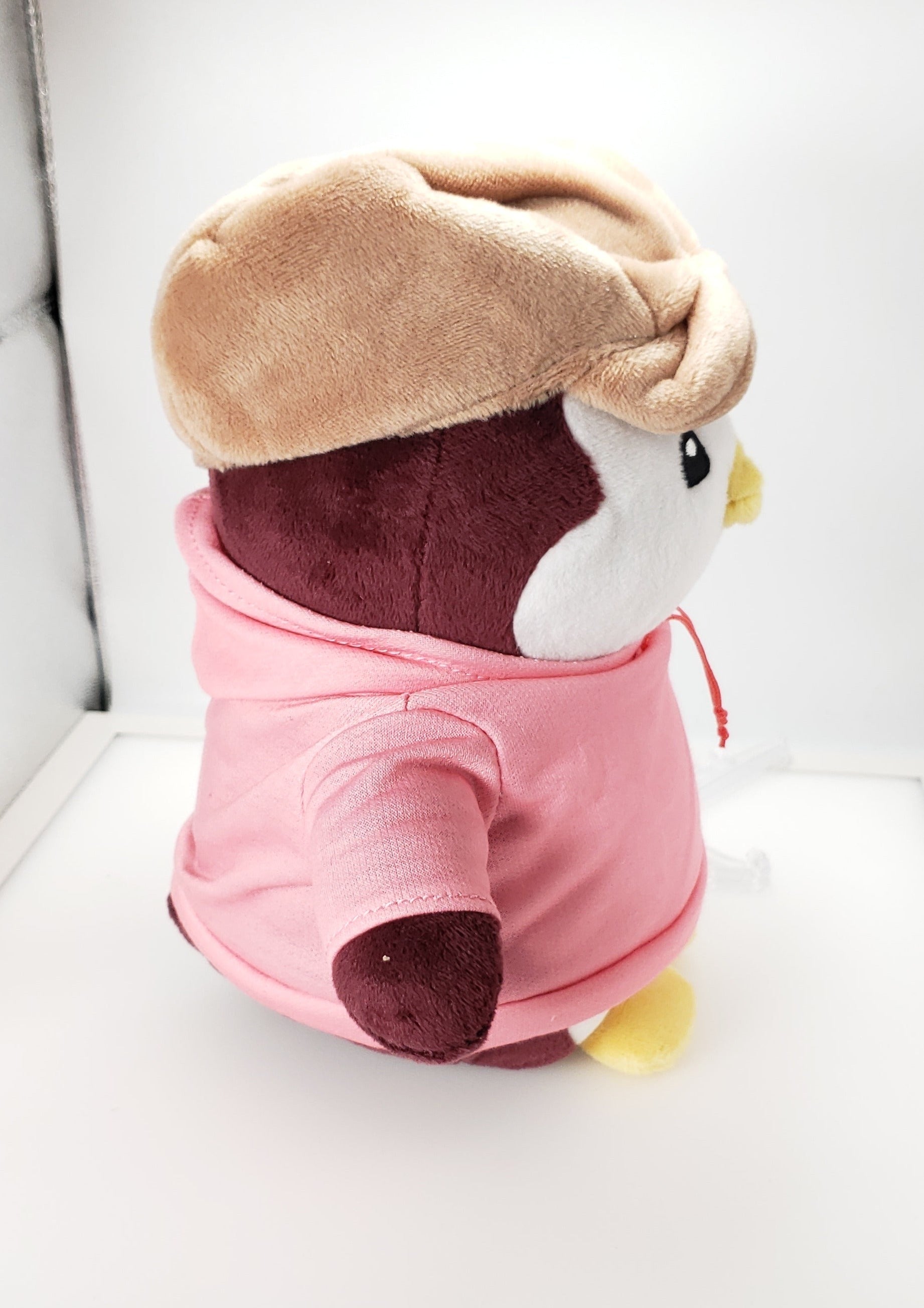 Pudgy Penguins Plush - Hat and Pink Hoodie 8inch