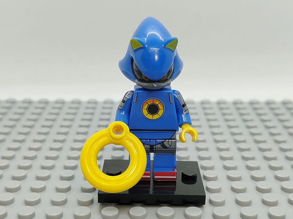 Custom Lego Compatible Metal Sonic Minifig